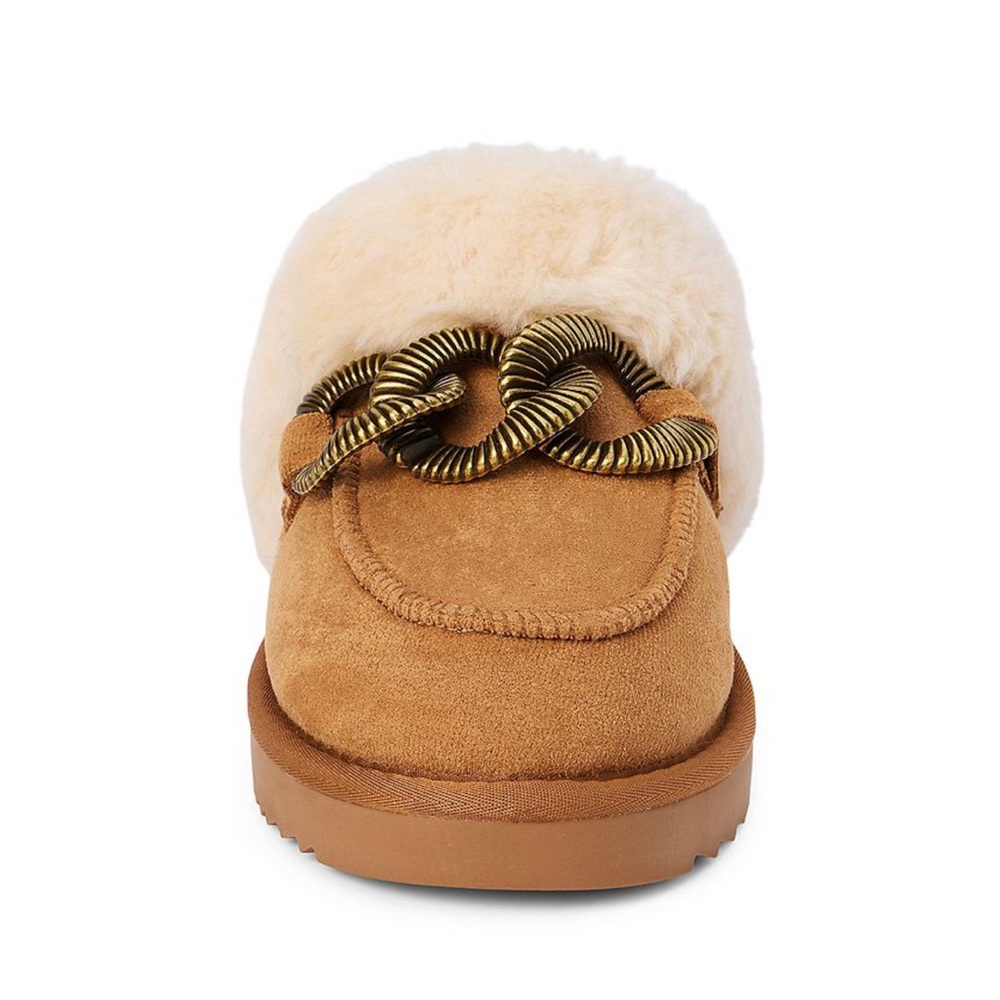 NIB Beach By Matisse Latigo Slipper WomenS SZ 10 Tan Shearling Slip-On Clogs - Picture 4 of 12